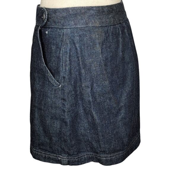 Denim Mini Jean Skirt with Pockets Size 4 - Picture 5 of 5